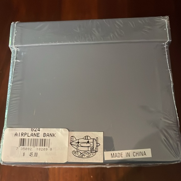 Reed & Barton Zoom Zoom Airplane Coin Bank - Picture 2 of 4